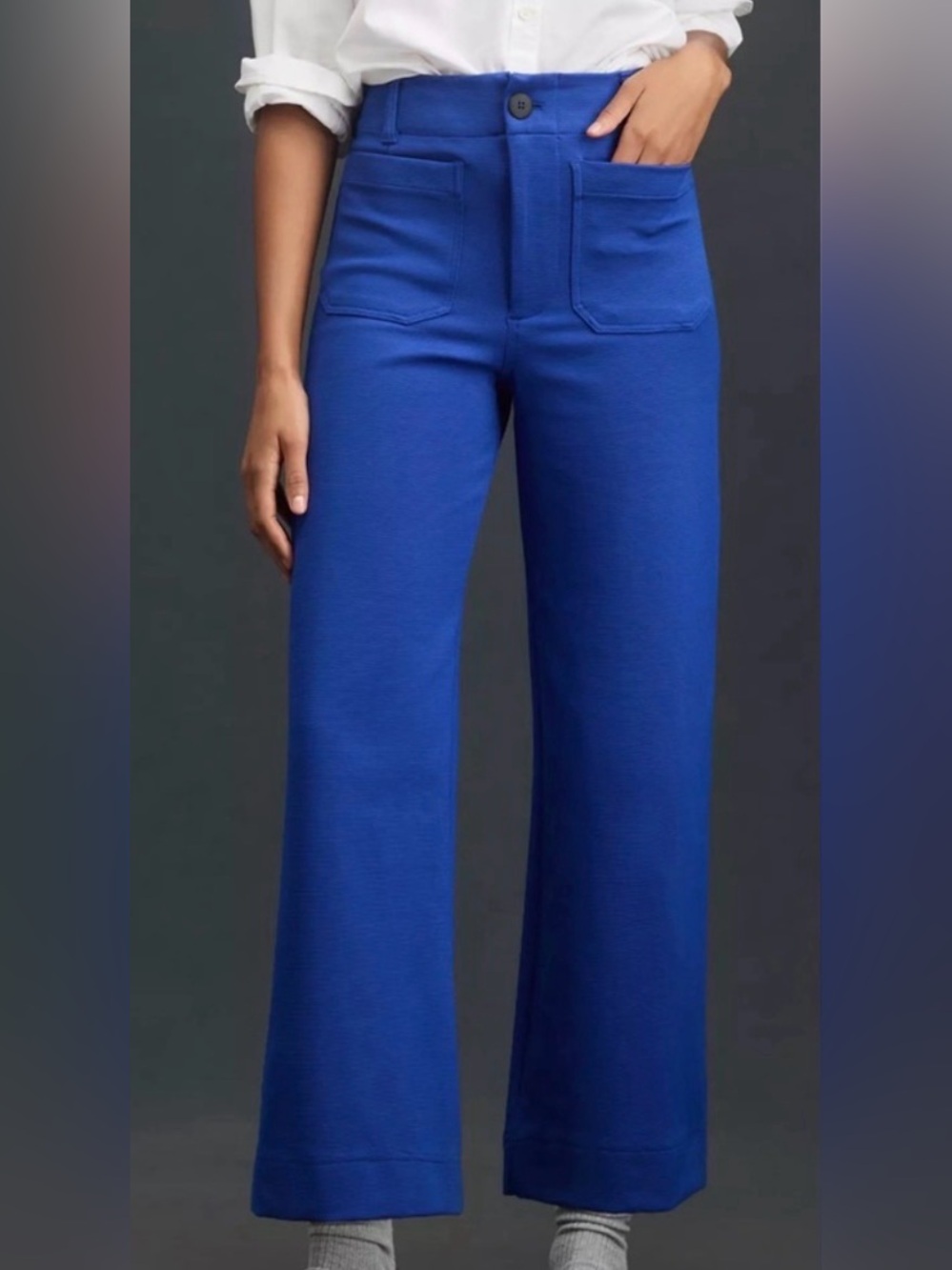 Maeve The Colette Wide Leg Pants Size 27 Blue